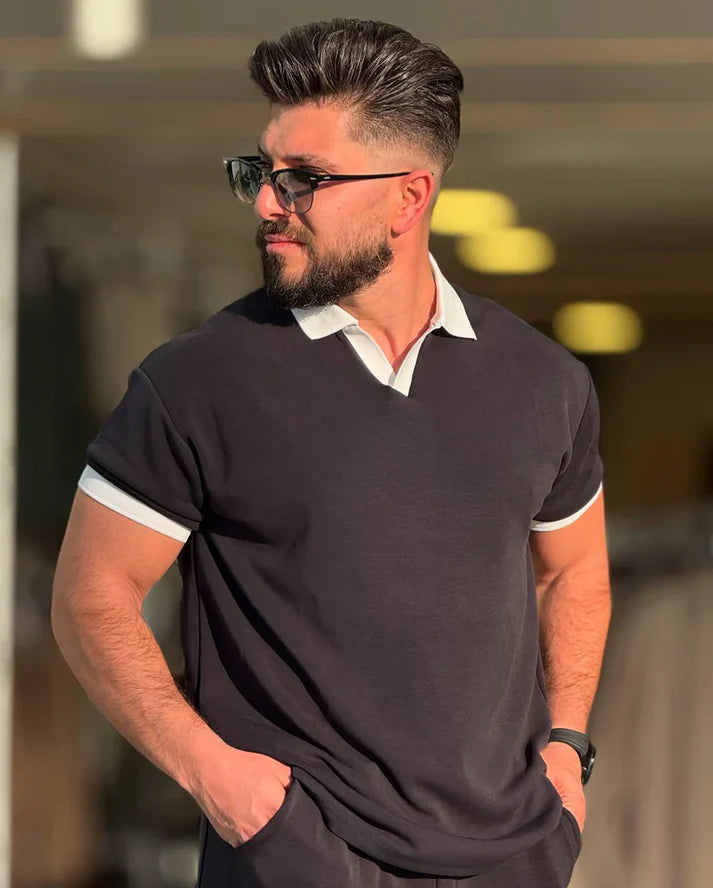 LI-51 Premium Collar Tee & Trouser Set –CHOOZI