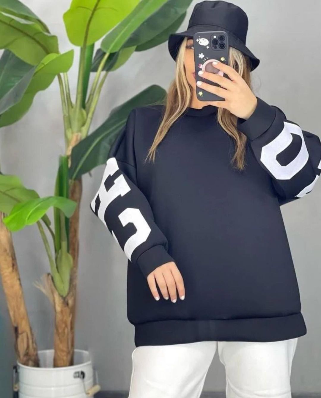 Ch # 501 Chicago Drop Shoulder Winter Fleece SweatShirt