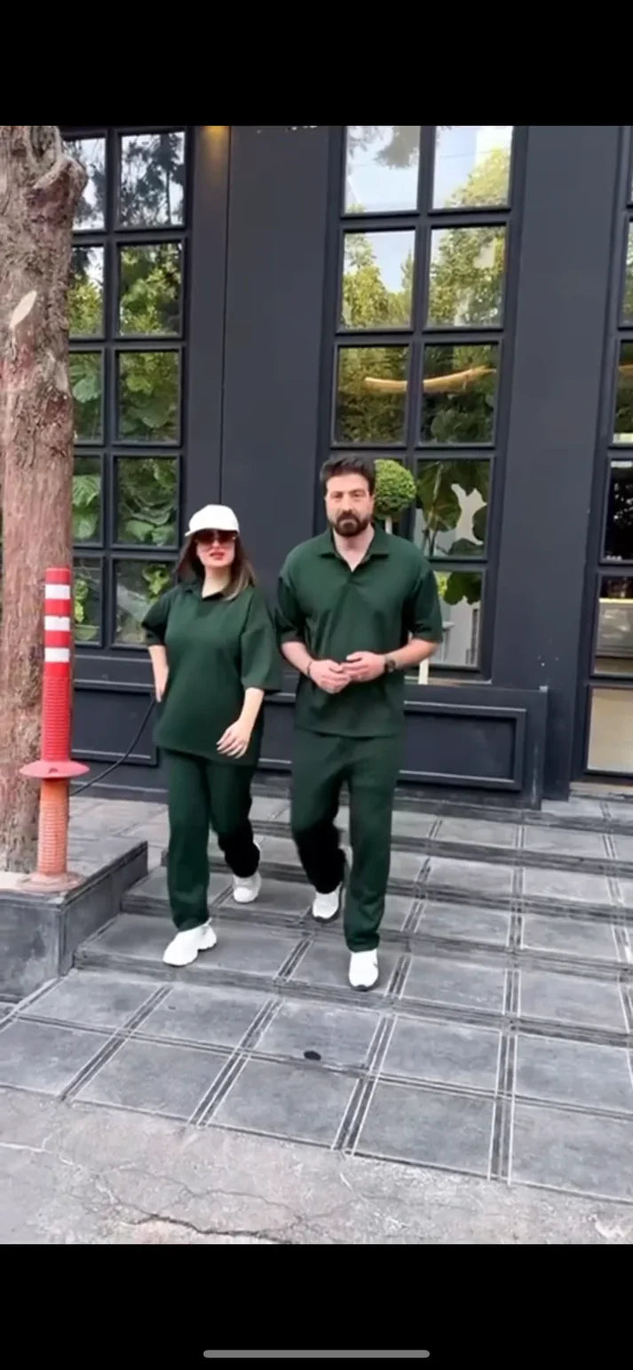 LI#40 COLLAR STYLE UNISEX TRACKSUIT