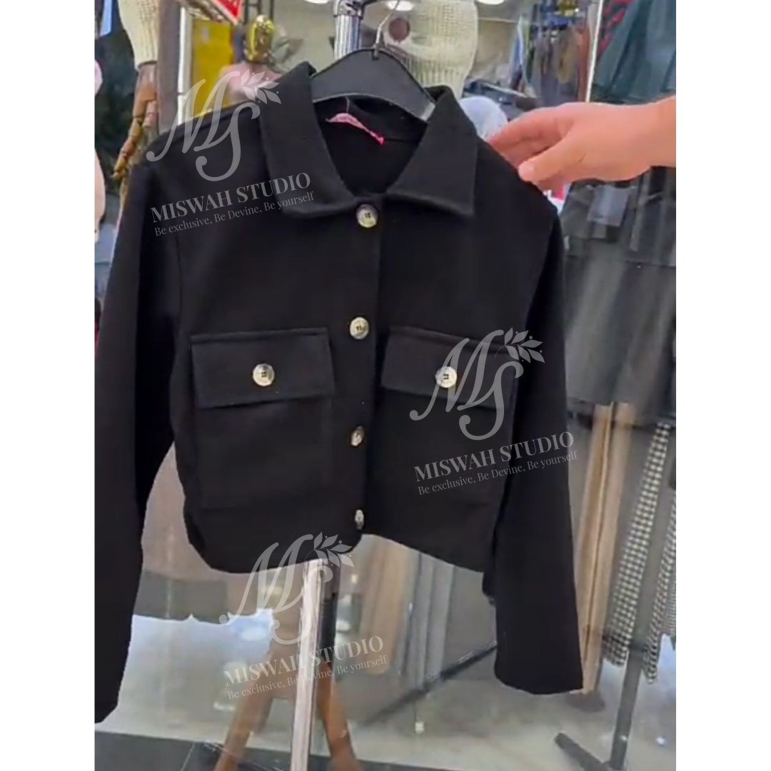 CH # 383 WinterLux CozyChic Pocketed Short Fleece Jacket