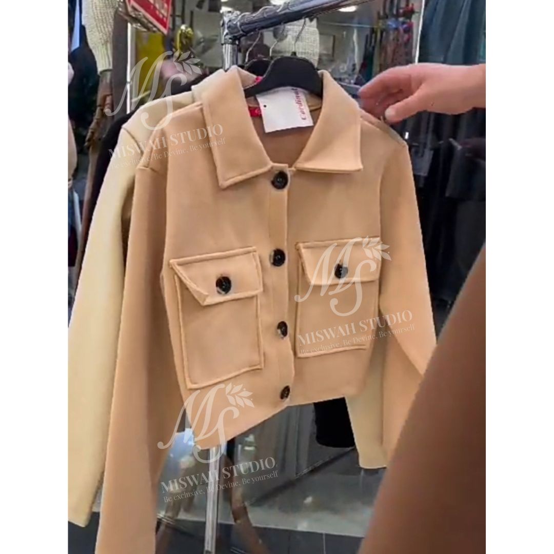 CH # 383 WinterLux CozyChic Pocketed Short Fleece Jacket