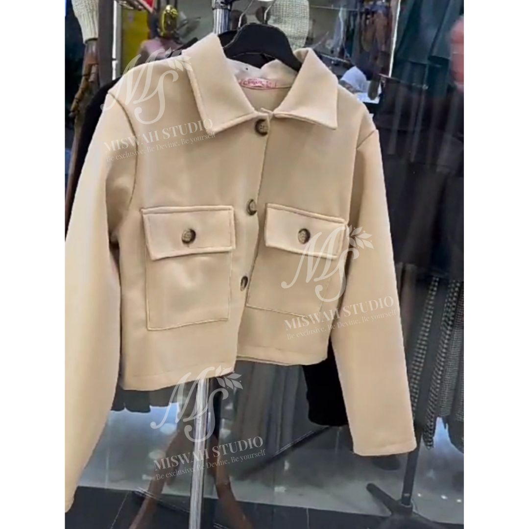 CH # 383 WinterLux CozyChic Pocketed Short Fleece Jacket