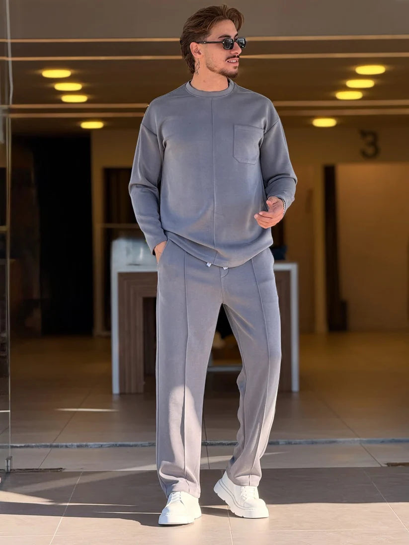 Choozi-NEW WINTER ROUND NECK TRACKSUIT Li-58