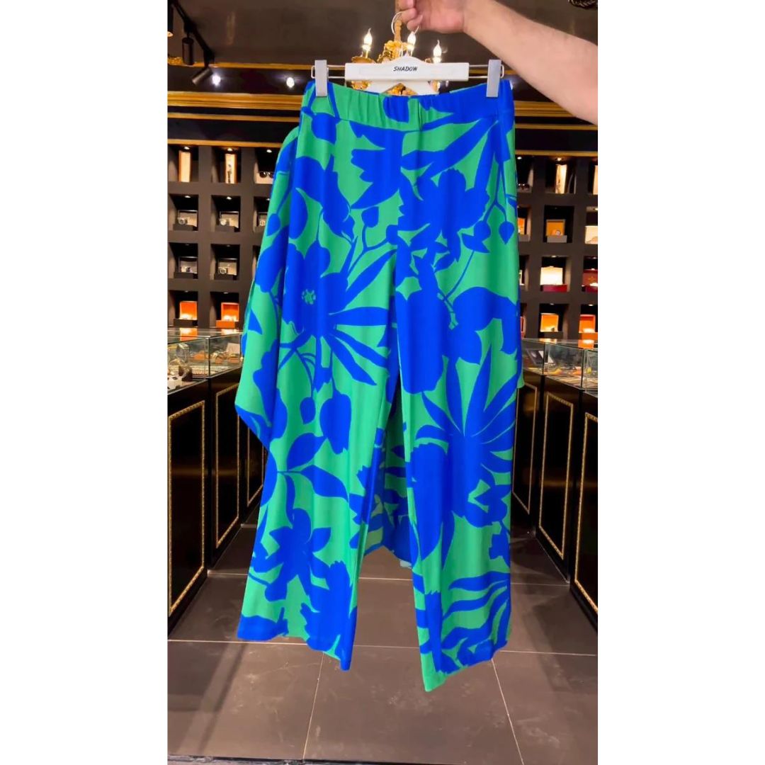 Ch # 359 Indonesian Kaftaan Pattern Printed Co Ord Set