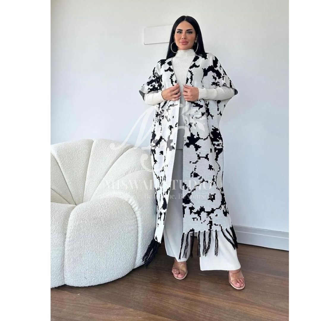 CH # 387 Ready-To-Wear 3 Piece Dress High Neck + Upper + Trouser
