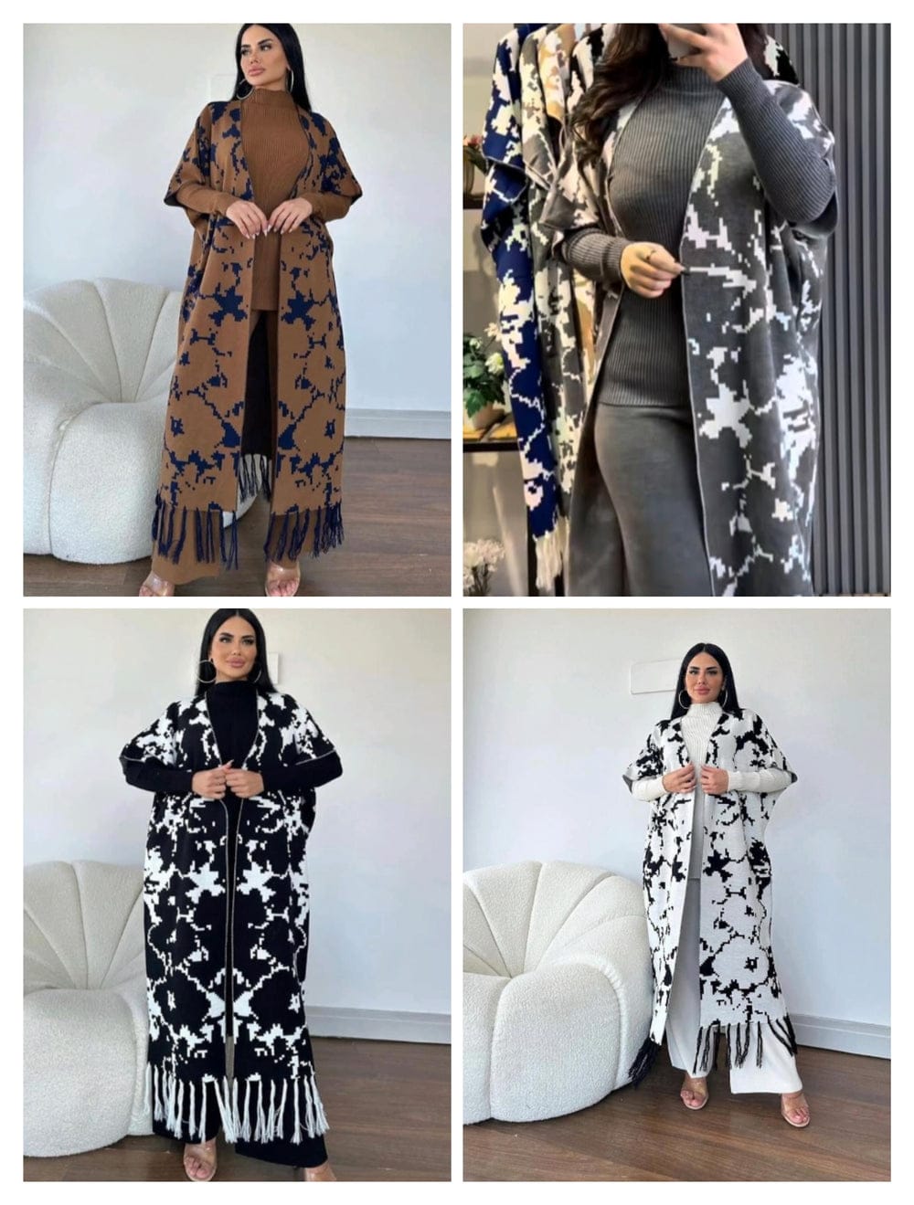 CH # 387 Ready-To-Wear 3 Piece Dress High Neck + Upper + Trouser