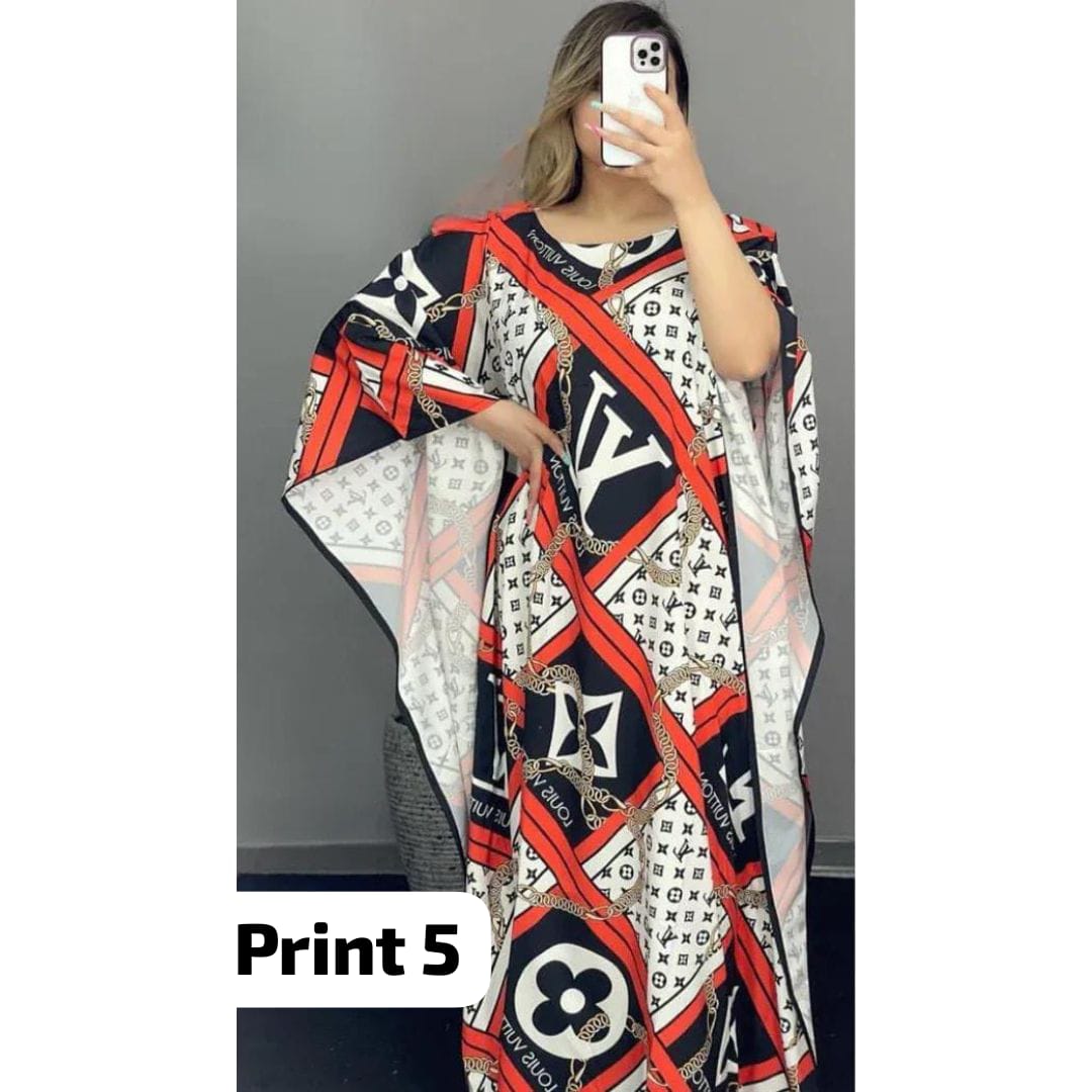 Ch # 409 Long Artistic Shamoz Silk Kaftaan