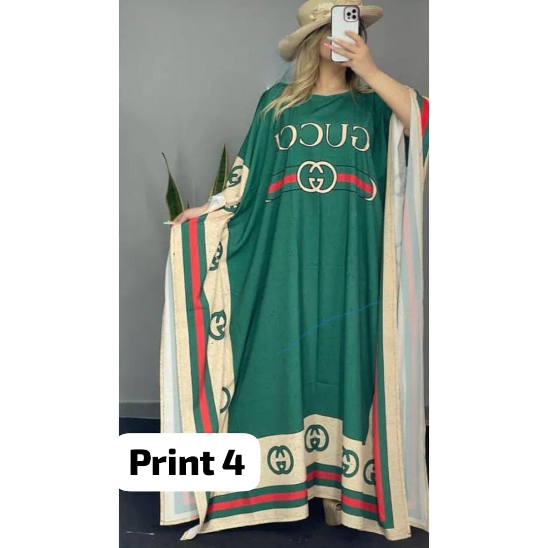 Ch # 409 Long Artistic Shamoz Silk Kaftaan