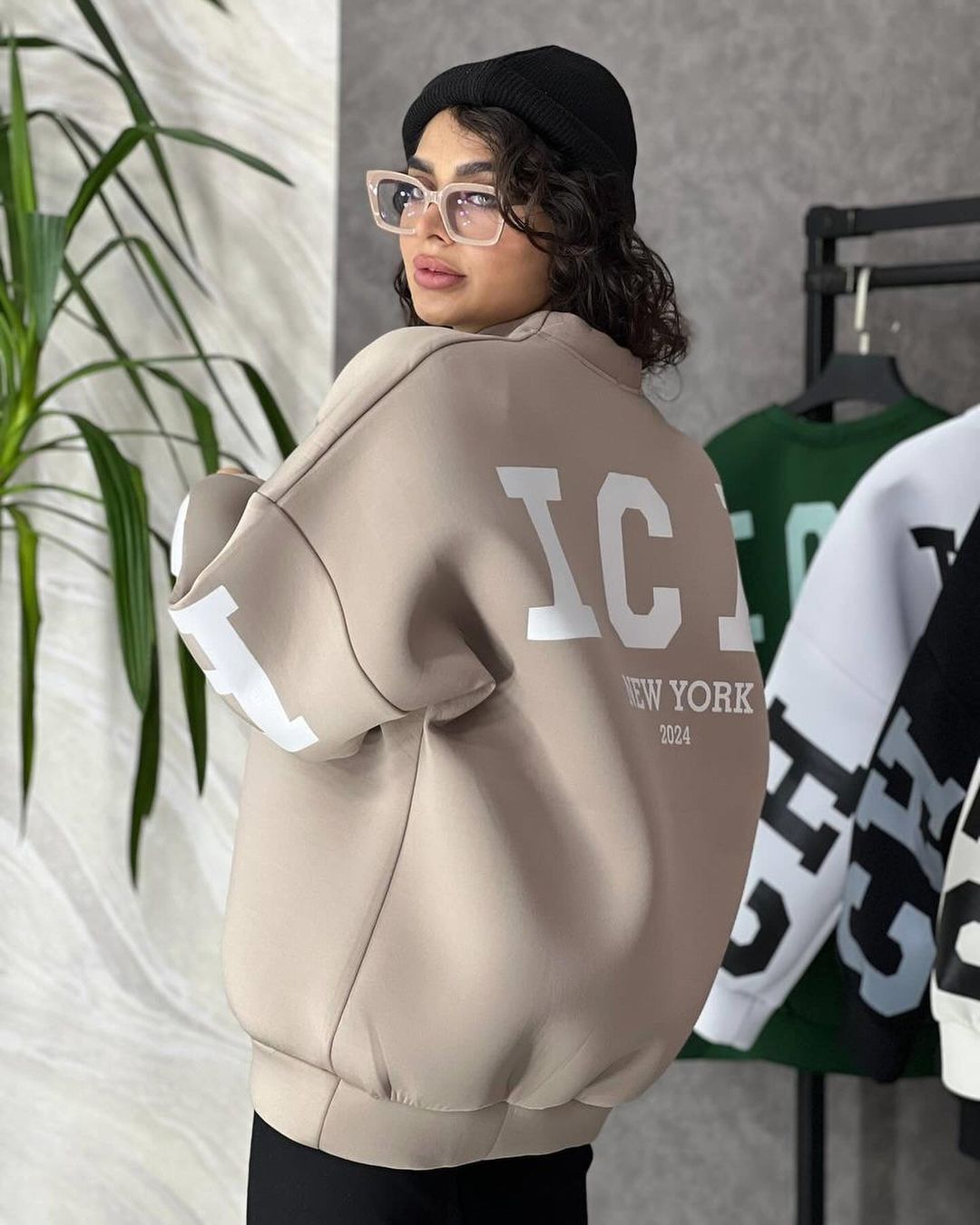 Ch # 501 Chicago Drop Shoulder Winter Fleece SweatShirt
