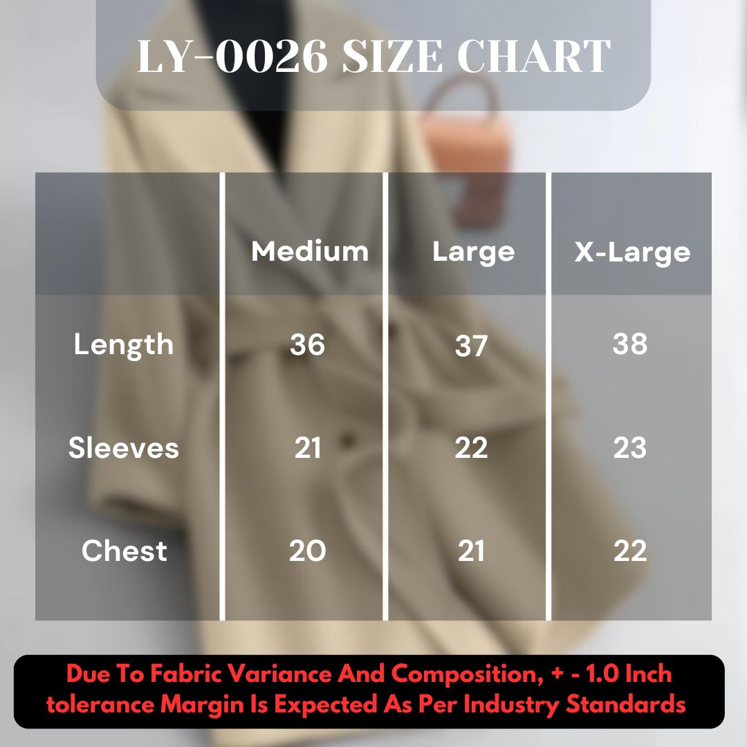 Warm Fleece Coat For Women's LY 0026