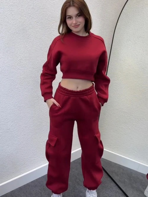 Ch # 493 Color Pop Cargo Fleece Set