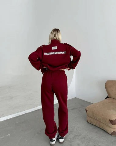 CH - 488 Mock Neck Cargo Pocket Winter Fleece Out-Fit