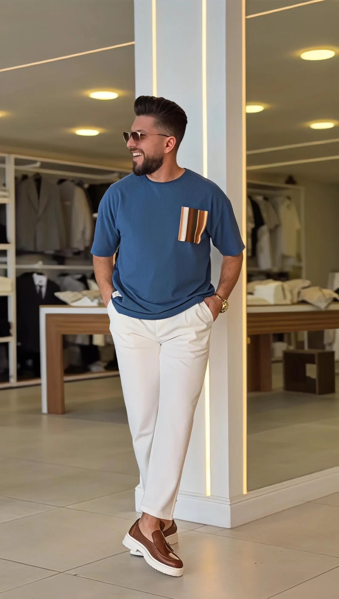 LI-56 Premium Pocket Detail Co-ord Set | Chooziwear