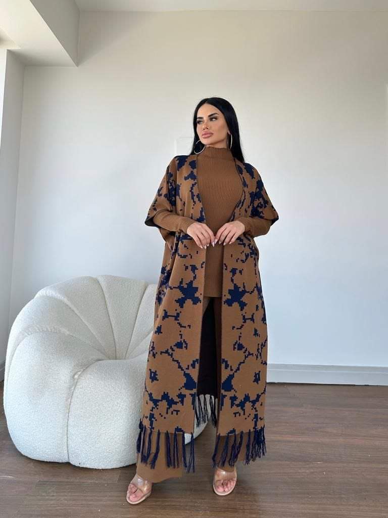 CH # 387 Ready-To-Wear 3 Piece Dress High Neck + Upper + Trouser
