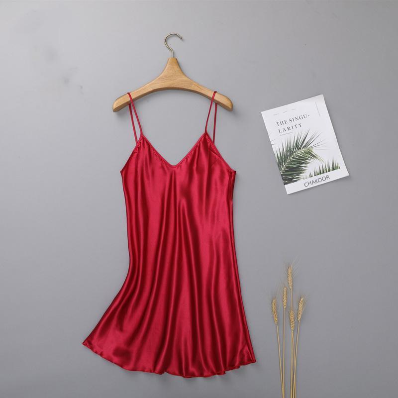 LONG SILK INTIMATE CASUAL WOMEN SLEEPWEAR TOP CHK # P40