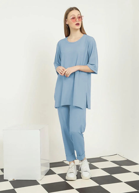 Casual straight lounge wear 01