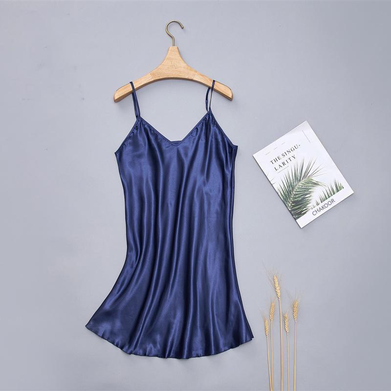 LONG SILK INTIMATE CASUAL WOMEN SLEEPWEAR TOP CHK # P40