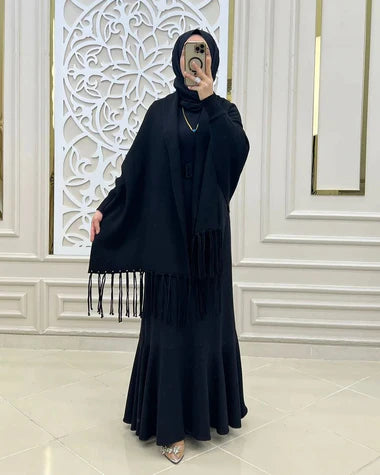 Ch 498 Free Flow Fleece Poncho