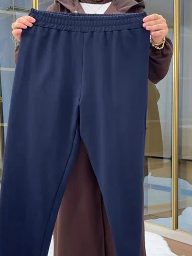 Ch 515 Choozi Wear 2 Piece Winter Fleece Dress Head to Toe Button Pocket Hoodie & Trouser