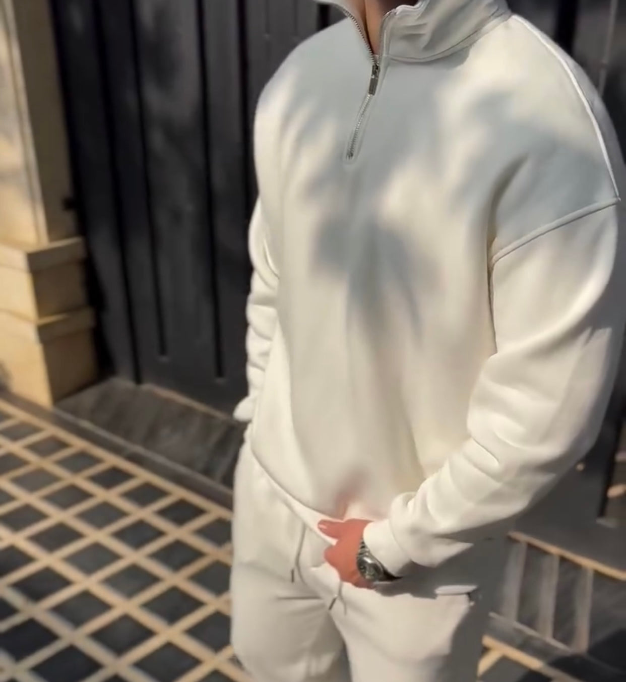 NEW WINTER Zipper NECK TRACKSUIT Li -74