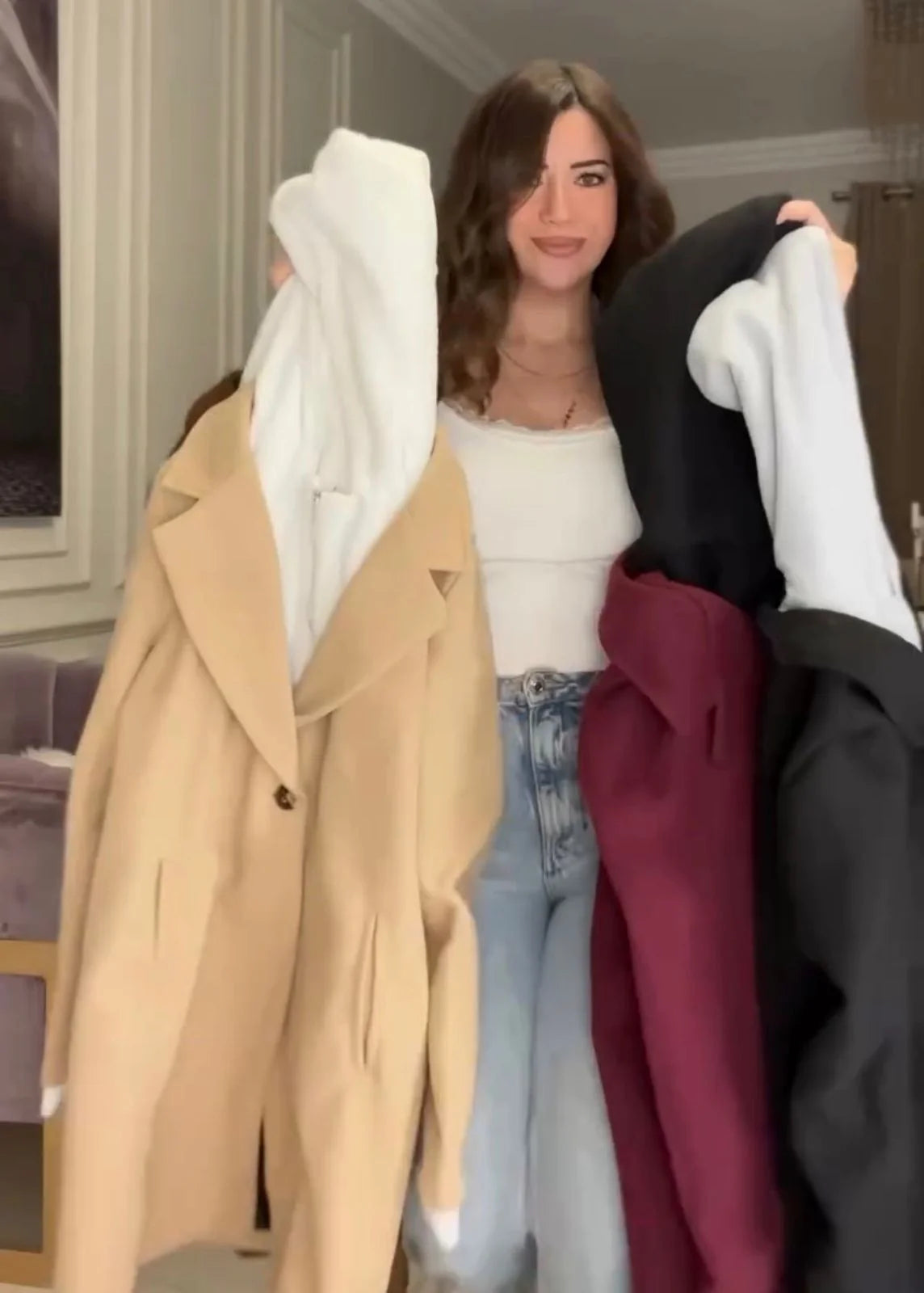 CH 599 - Modish Fleece Coat