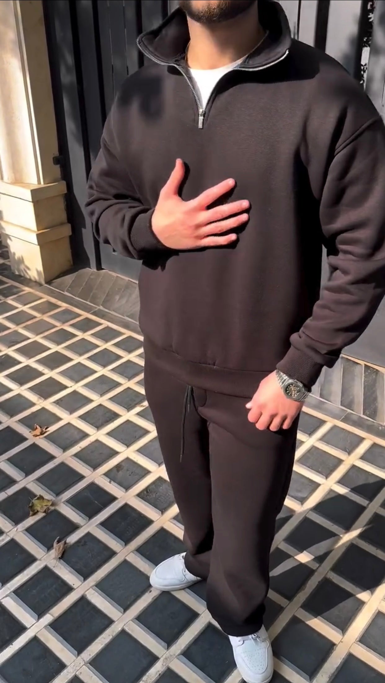 NEW WINTER Zipper NECK TRACKSUIT Li -74