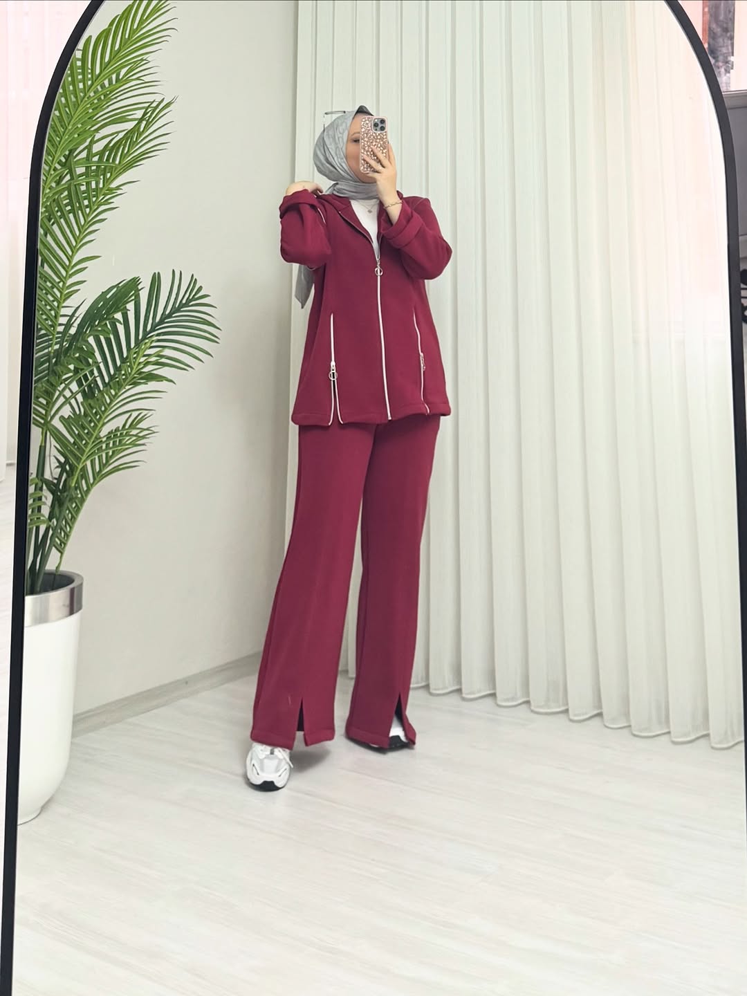 CH 601 - Bootcup Zipper Hooded Style Co-Ord Set - Choozi