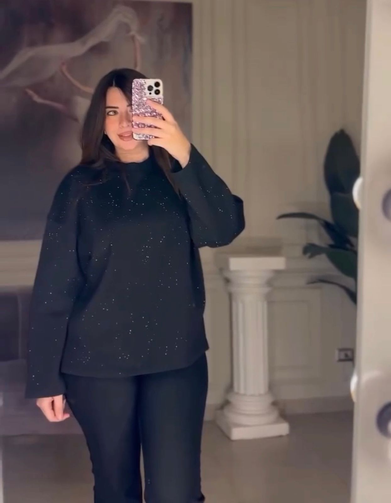 CH 600 - Sparkle Two-Piece Winter Co ord Set - Choozi