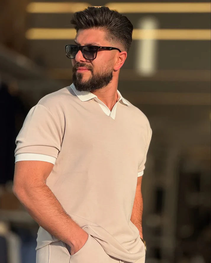 LI-51 Premium Collar Tee & Trouser Set –CHOOZI
