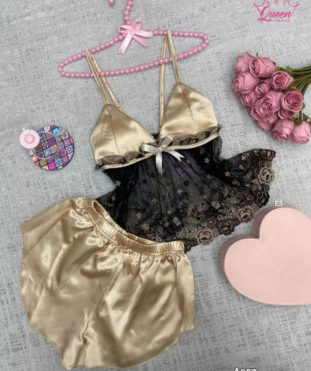 2pcs night wear set p#68