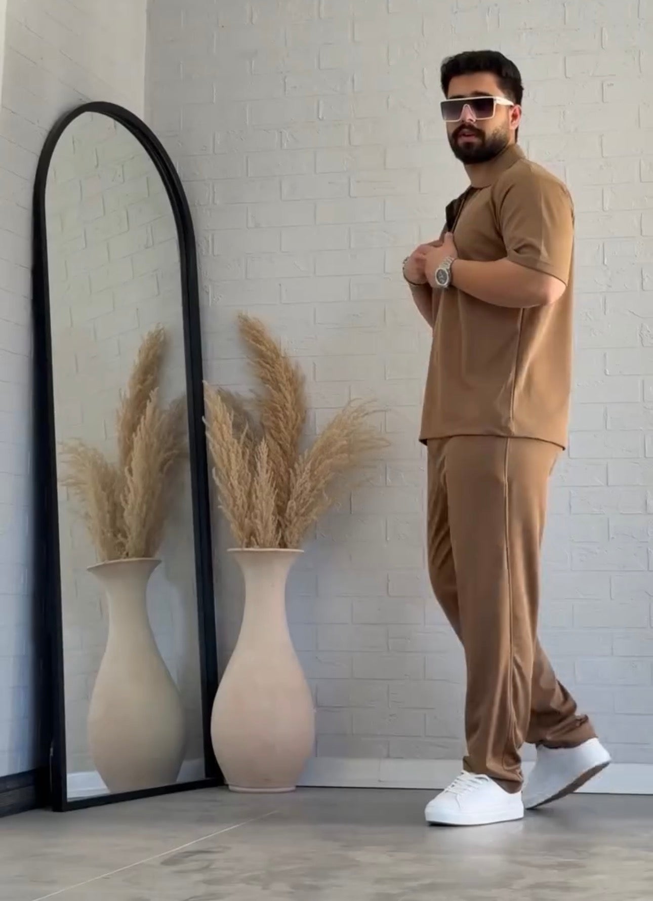 LI-78 | NEW Summer Zipper NECK TRACKSUIT | CHOOZI WEAR